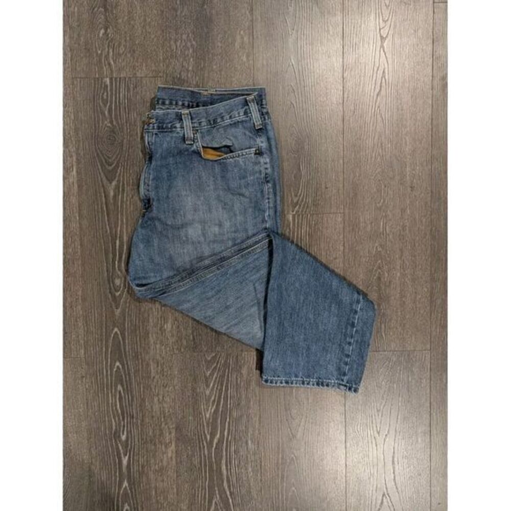 Carhartt Jeans Adult 40x32 Blue Denim Workwear Relaxed Fit‎ Pants Outdoors
